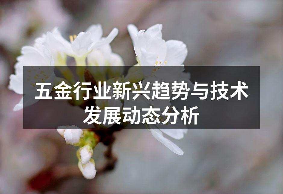五金行业新兴趋势与技术发展动态分析